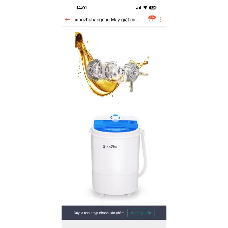Máy giặt mini bán tự động 760637