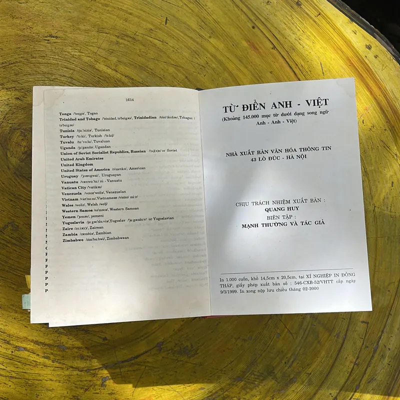 TỪ ĐIỂN ANH - VIỆT ENGLISH- VIETNAMESE DICTIONARY  701169