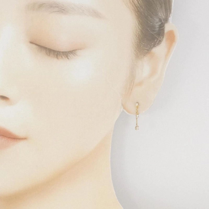 K18YG Bông tai kim cương ba viên 0.2CT - Hàng hiệu Chính hãng 867564