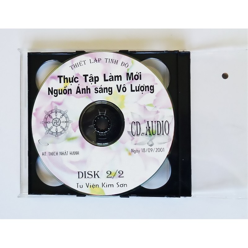 Bộ 02 Audio CD Thực tập làm mới nguồn Ánh sáng Vô lượng 71812