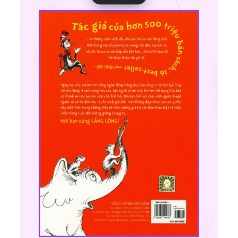 Sách thiếu nhi Dr. Seuss – Voi Ho-Tơn Nghe Thấy Người Ai! (2018) 532464