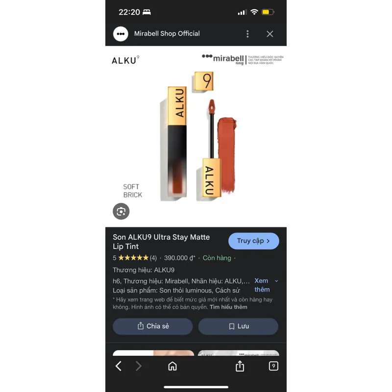 Son kem siêu mềm mịn mướt thơm pass rẻ 594378