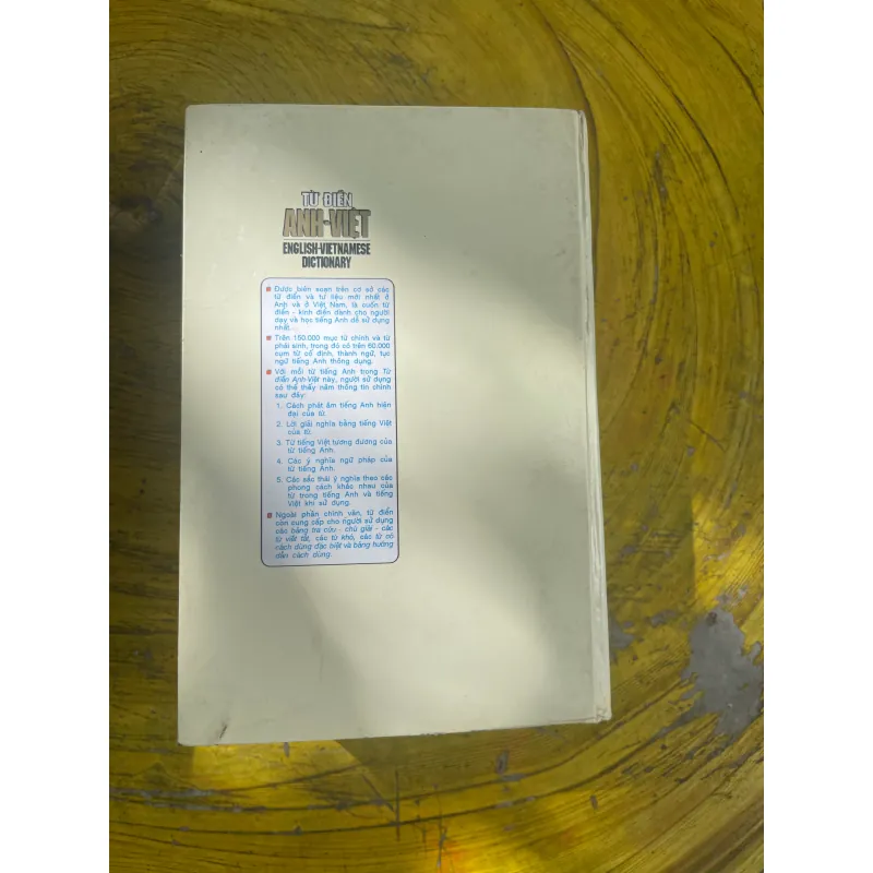 TỪ ĐIỂN ANH - VIỆT ENGLISH- VIETNAMESE DICTIONARY 1997 730668