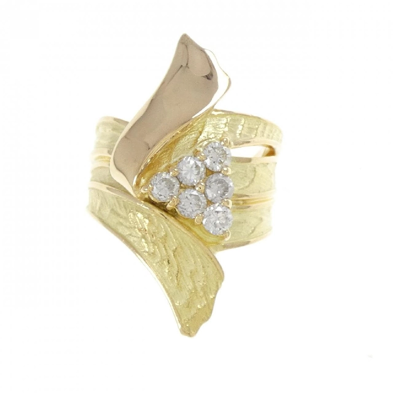 Nhẫn kim cương K18YG 0.38CT - Hàng hiệu Chính hãng 854821