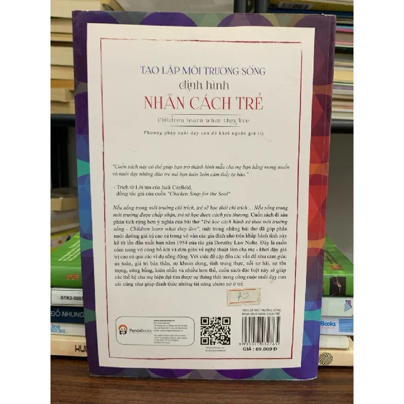 Tạo lập mỗi trường sống định hình nhân cách trẻ- Dorothy Nolte 601658