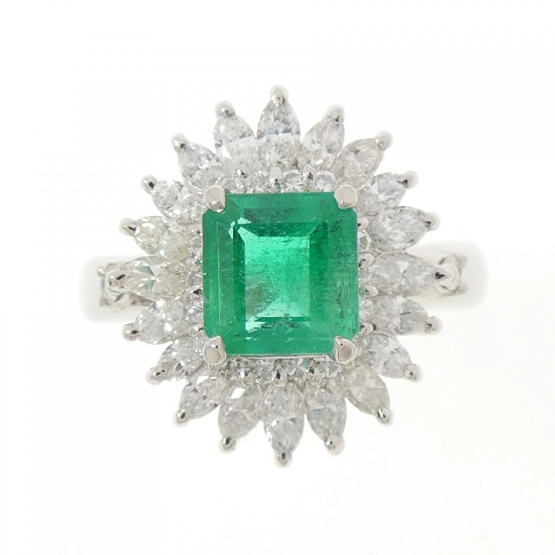 Nhẫn Emerald PT900 1.06CT - Hàng hiệu Chính hãng 853099