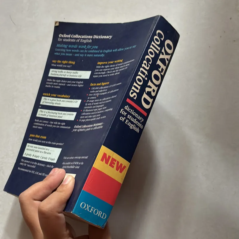 Oxford Collocations dictionary for students of English (Bản to) 714761