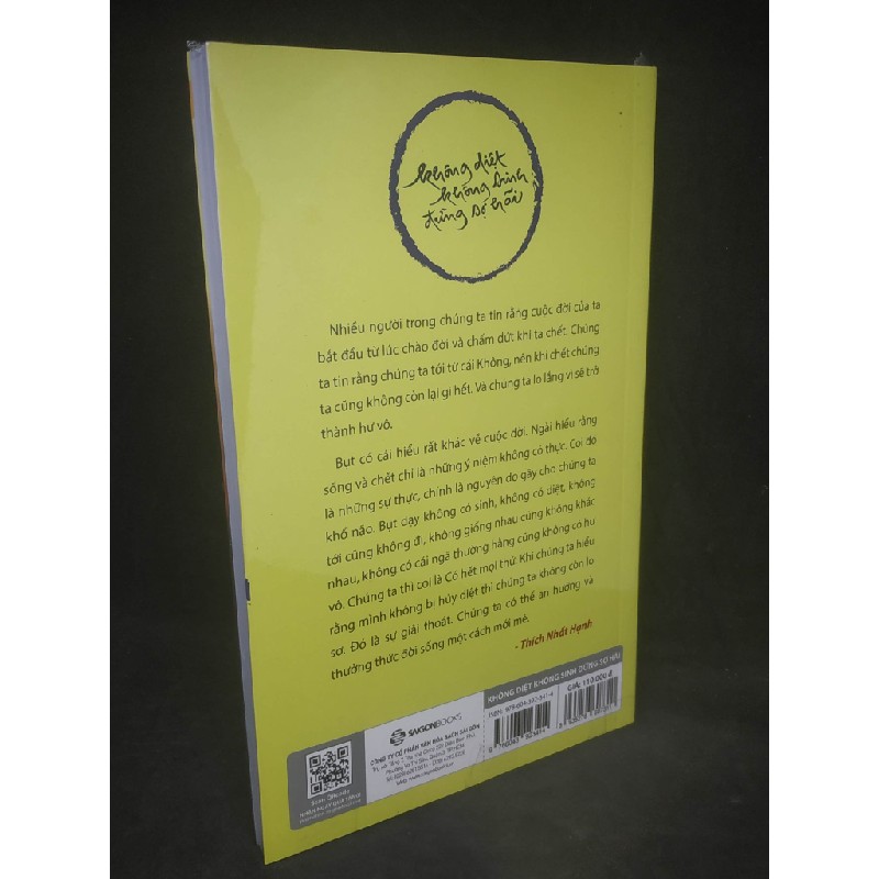 Không diệt không sinh đừng sợ hãi Thích Nhất Hạnh mới 100% HCM0903 37851