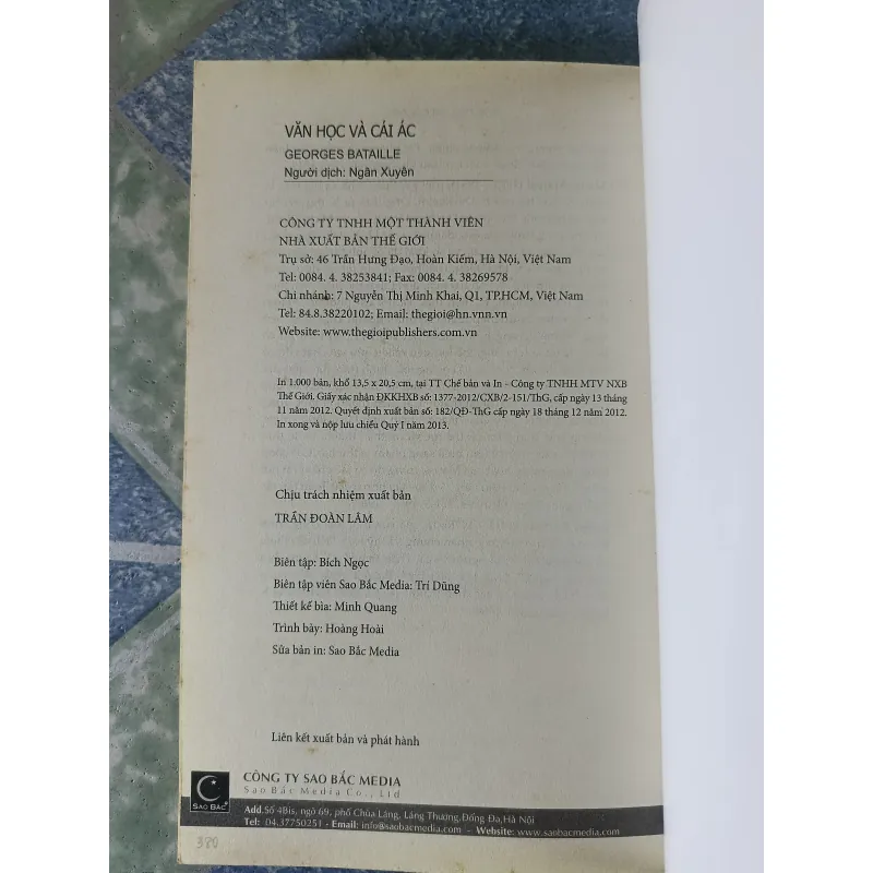 Văn học và cái ác - Georges Bataille 740692