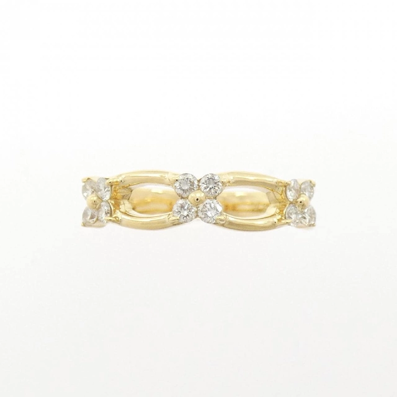 Nhẫn kim cương hoa K18YG 0.24CT - Hàng hiệu Authentic 848703