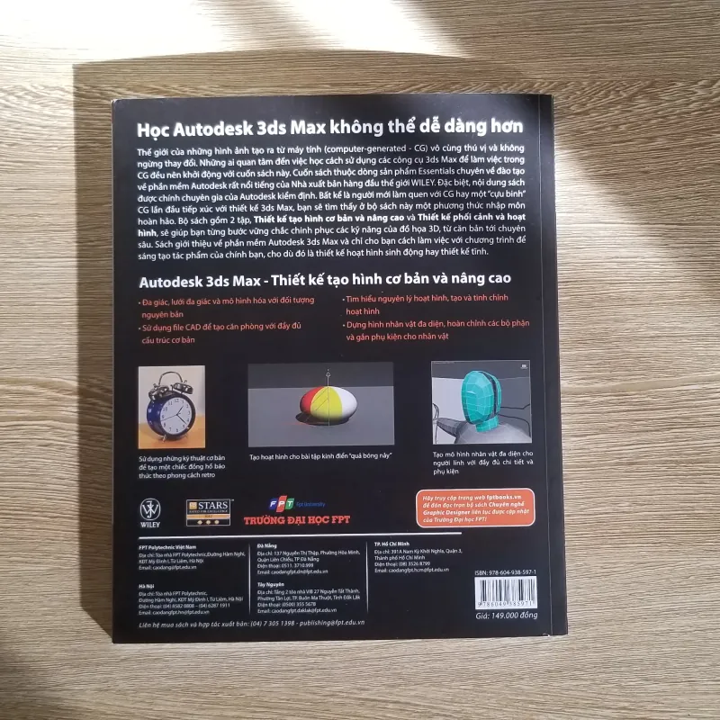 [In màu] Bộ sách AutoDesk 3ds Max 2014 Đại học FPT - Thiết kế tạo hình 3D 175493