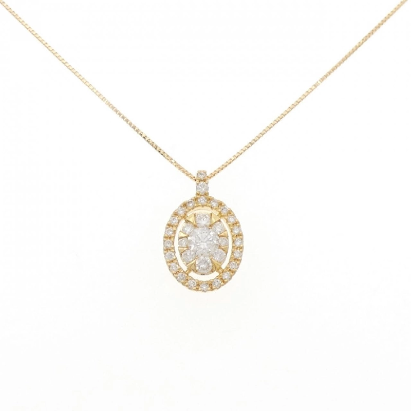 Dây chuyền kim cương K18YG 0.320CT - Hàng hiệu chính hãng 859610