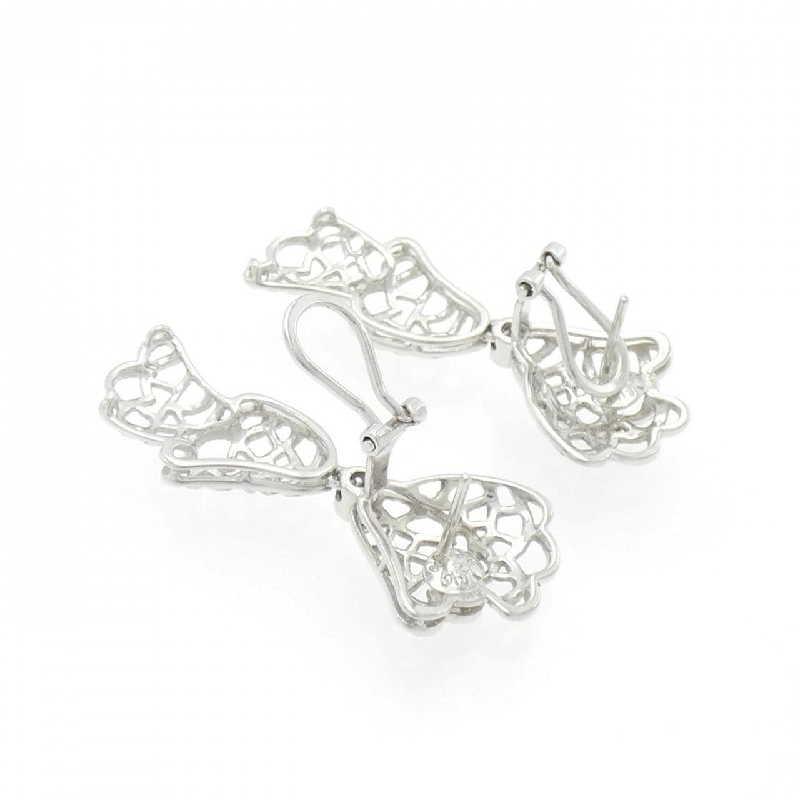 Bông tai Matsui Hisako PT900/K18WG/K14WG 0.14CT 665763