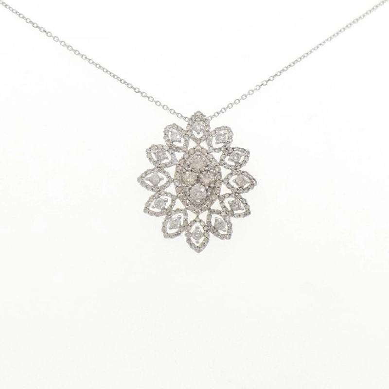 K18WG Dây chuyền kim cương 1.50CT - Hàng hiệu Chính hãng 861026