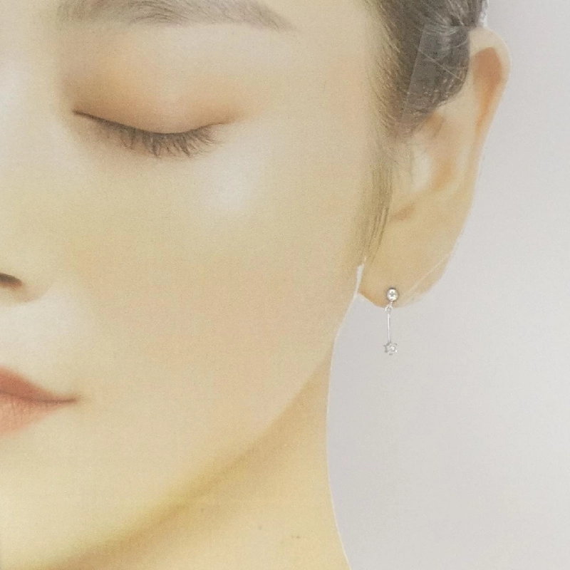 K18WG Bông tai kim cương - Hàng hiệu Chính hãng 868848