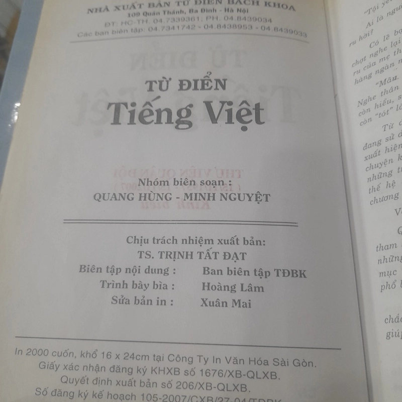Viện Ngôn ngữ - TỪ ĐIỂN TIẾNG VIỆT 500183