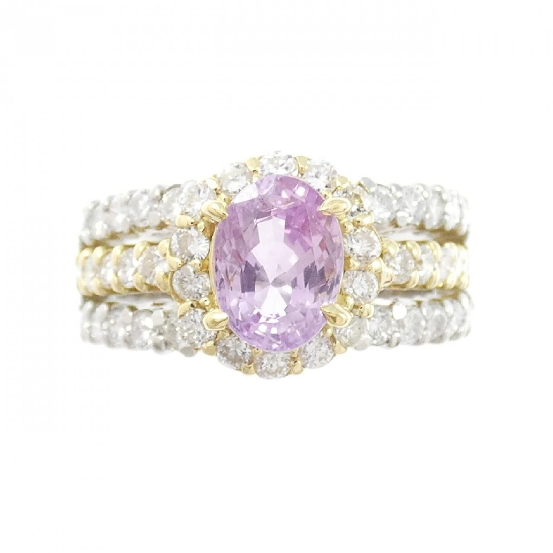 Nhẫn Sapphire PT900/K18YG 1.453CT - Hàng hiệu Chính hãng 851632