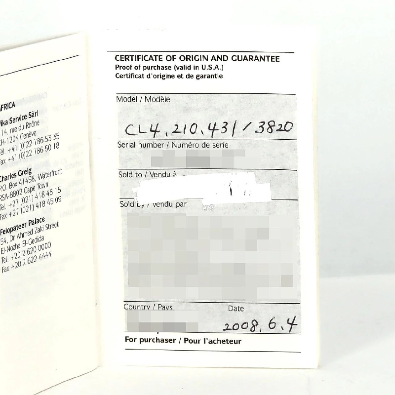 Hermès Clipper CL4.210 SS Quartz - Hàng hiệu Authentic 873602