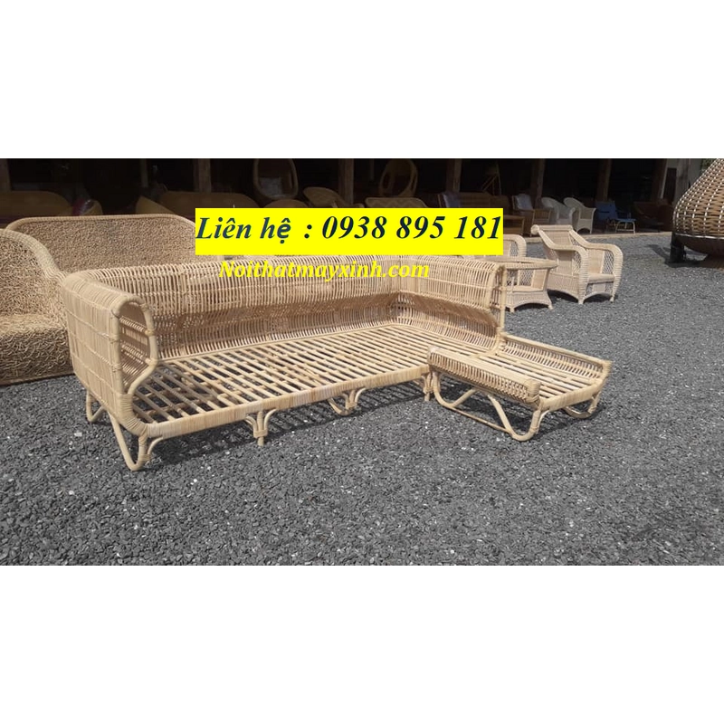 Sofa mây tự nhiên phòng khách bảo hành 12 tháng 365795