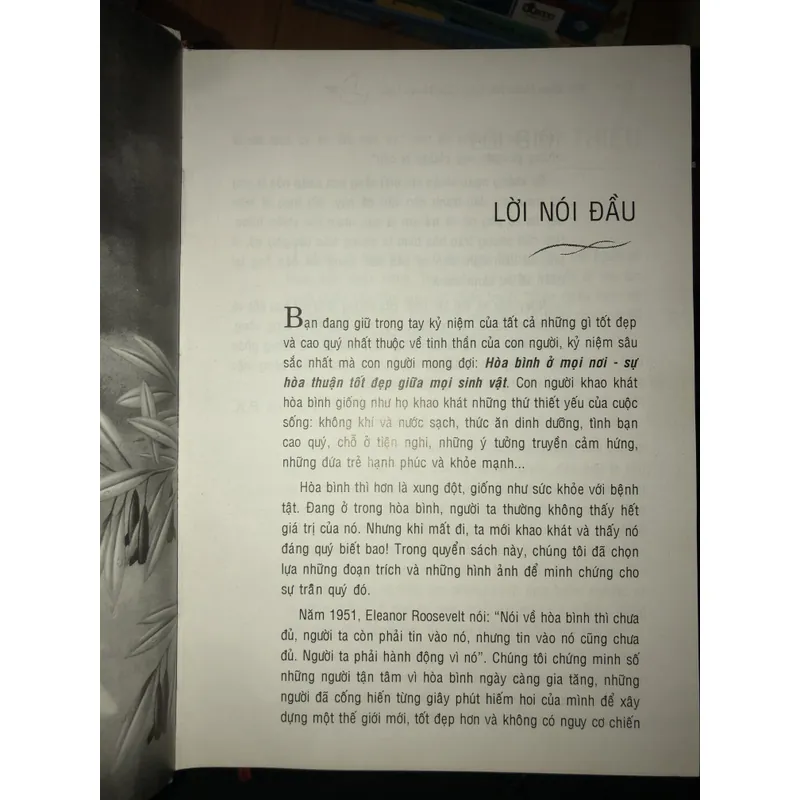 Hoà bình niềm mơ ước của nhân loại  593936