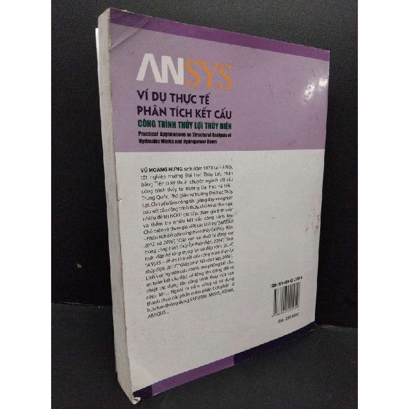 Ansys Ví dụ thực tế phân tích kết câu công trình thủy lợi thủy điện mới 80% bẩn nhẹ 2018 HCM1209 Vũ Hoàng Hưng KỸ NĂNG 274078