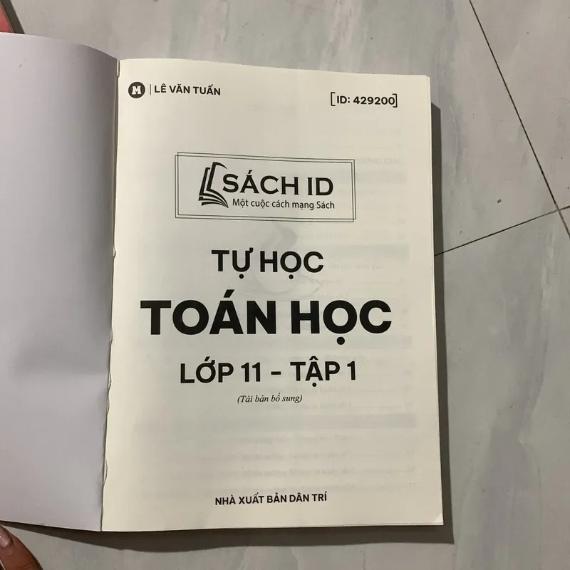 Sách tự học môn Toán lớp 11 tập 1 571615