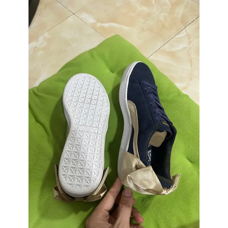 Cần pass giày Puma chính hãng, mới, size 36 chân 37 nhỏ mang vừa, màu xanh, 731427