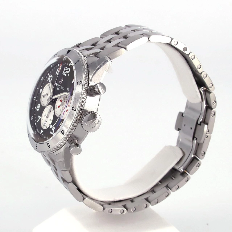 Đồng hồ Breitling Super AVI B04 Chronograph GMT 46 Curtis Warhawk AB0445/AB04452A1L1A1 SS tự động - Hàng hiệu Chính hãng 882645