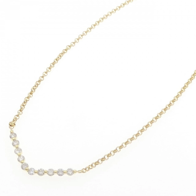 K18YG Dây chuyền kim cương 0.94CT - Hàng hiệu Chính hãng 859818