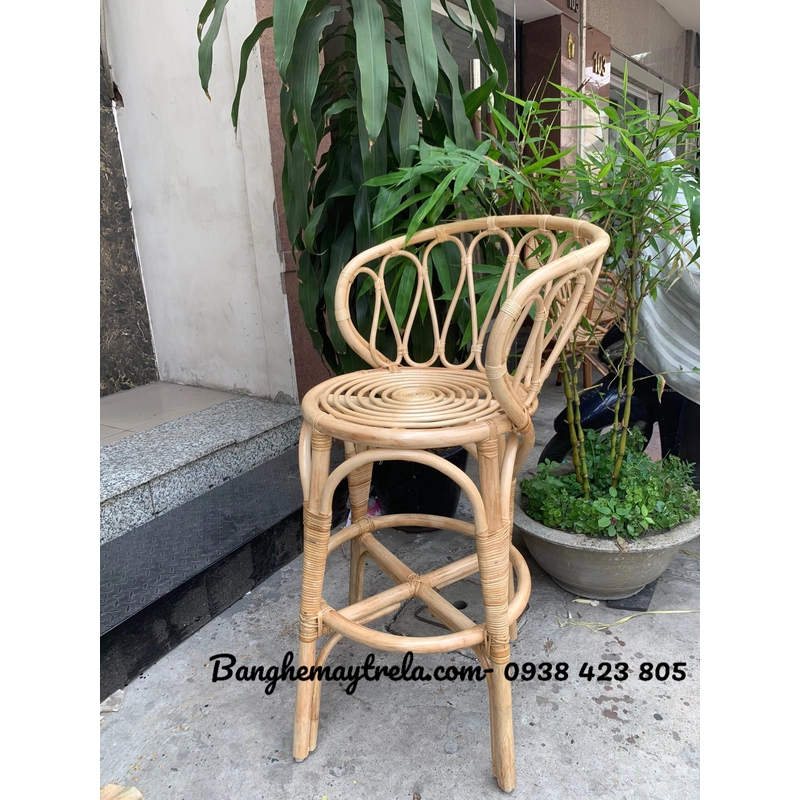 Ghế quầy bar mây tự nhiên 454387