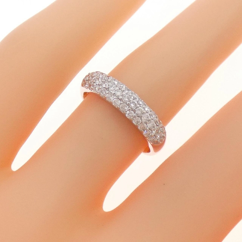 Nhẫn kim cương Pavé K18WG 0.43CT - Hàng hiệu Chính hãng 851125