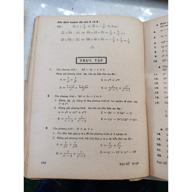 ĐẠI SỐ 10AB 546609