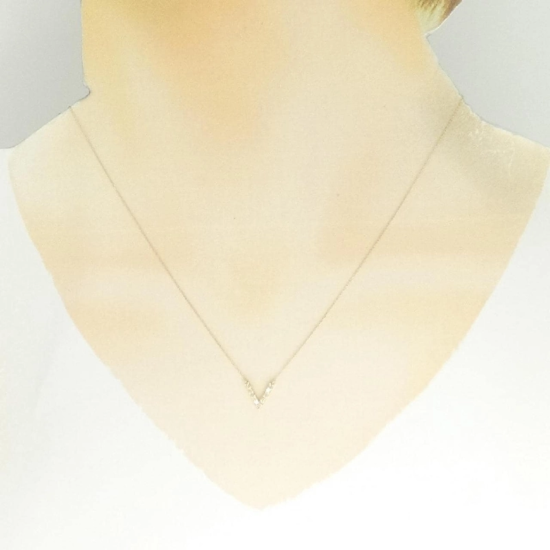 Dây chuyền kim cương K18YG 0.10CT - Hàng hiệu Chính hãng 859710