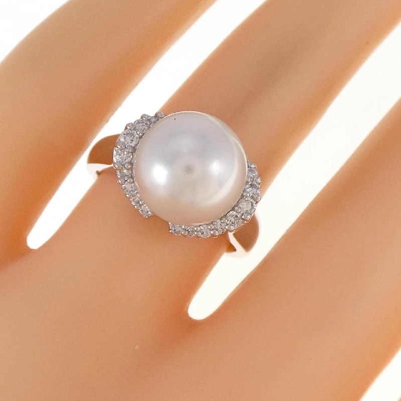 Nhẫn ngọc trai trắng PT 10.3mm - Hàng hiệu Authentic 855883