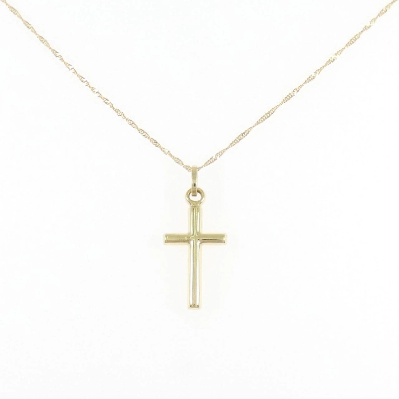 K18YG Dây chuyền hình chữ thập - Hàng hiệu Chính hãng 857051