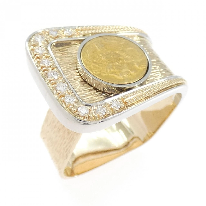 Nhẫn kim cương K18YG/K10YG/PT900 0.15CT - Hàng hiệu Authentic 846763