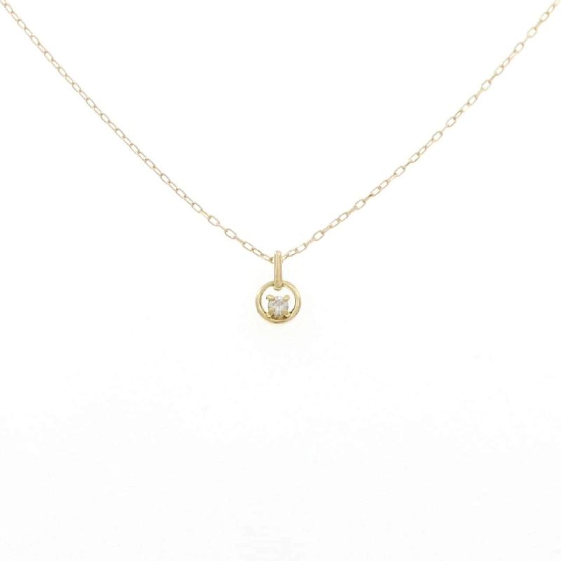 K18YG Dây chuyền kim cương 0.05CT - Hàng hiệu Chính hãng 858537