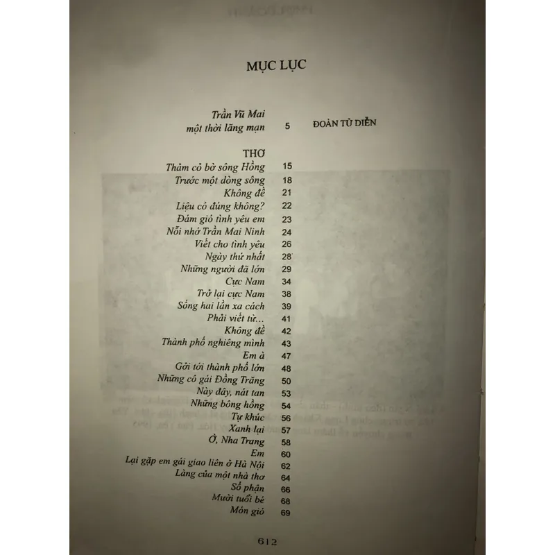 Trần Vũ Mai - Thơ - Trường ca - Văn xuôi - Ghi chép 658261