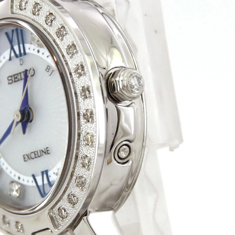 Đồng hồ điện tử Seiko Excelline 1B22-0BRO/SWCW083 SS Solar Quartz - Hàng hiệu Chính hãng 877366