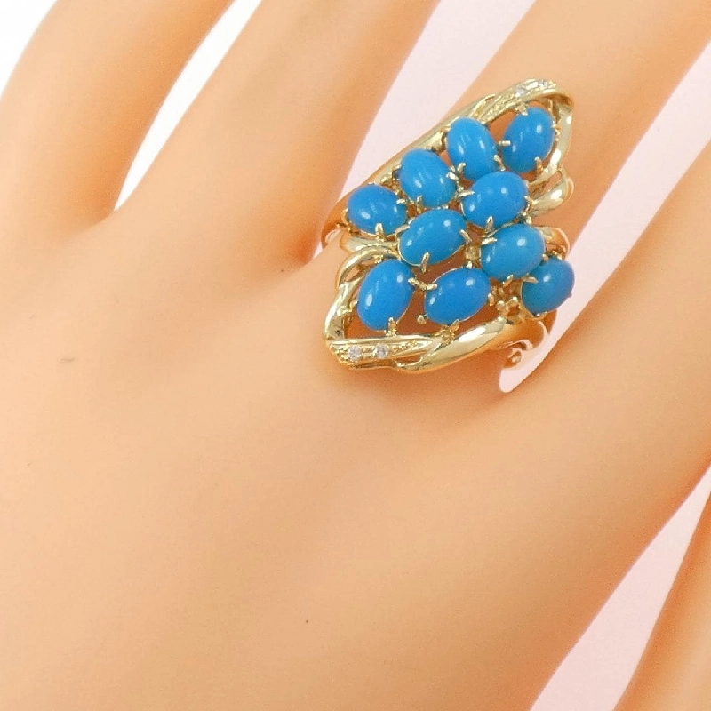 Nhẫn Turquoise K18YG - Hàng hiệu Chính hãng 847290
