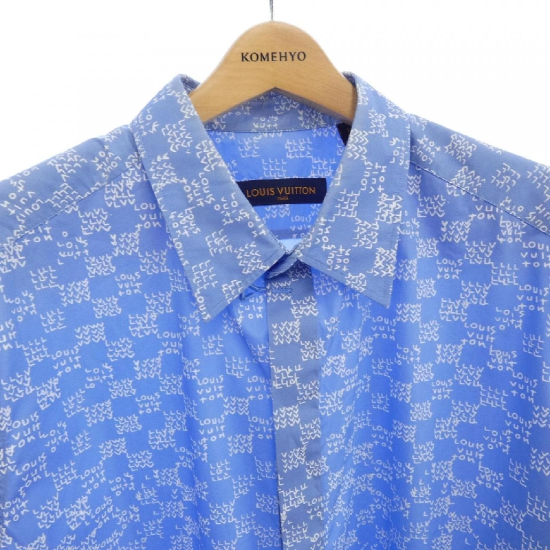 Áo sơ mi ngắn tay chi tiết móc LOUIS VUITTON Damier Spread HNS20WNF4 - Hàng hiệu Chính hãng 893459