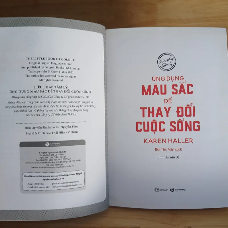 Ứng Dụng Màu Sắc Để Thay Đổi Cuộc Sống - Karen Haller 723319