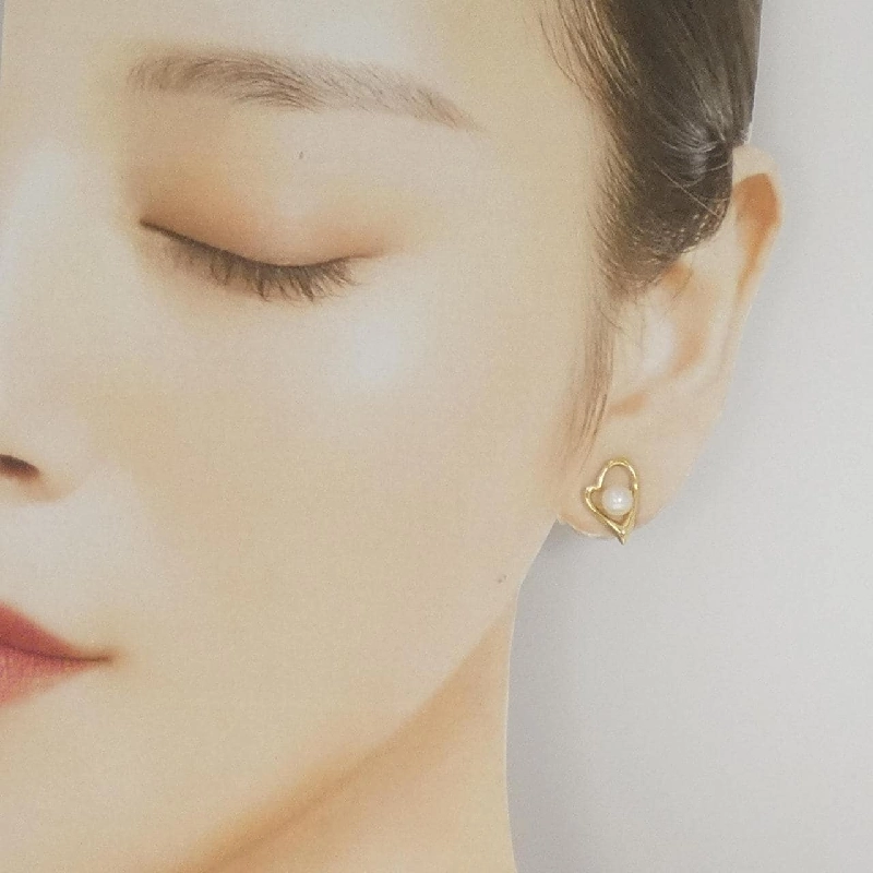 K18YG Bông tai ngọc trai Akoya 4.9mm - Hàng hiệu Chính hãng 868737