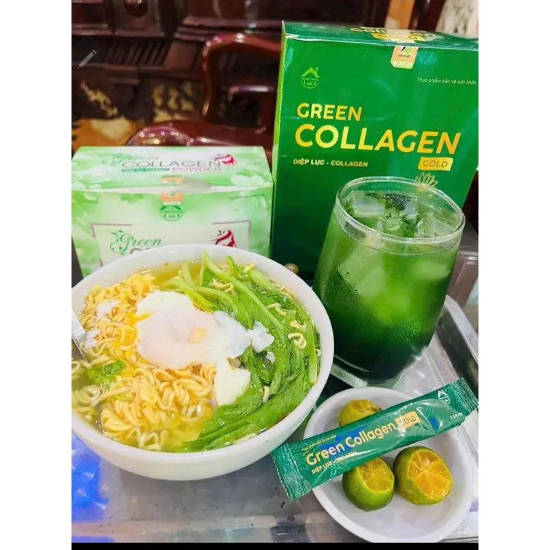 Diệp lục collagen đẹp da 971556