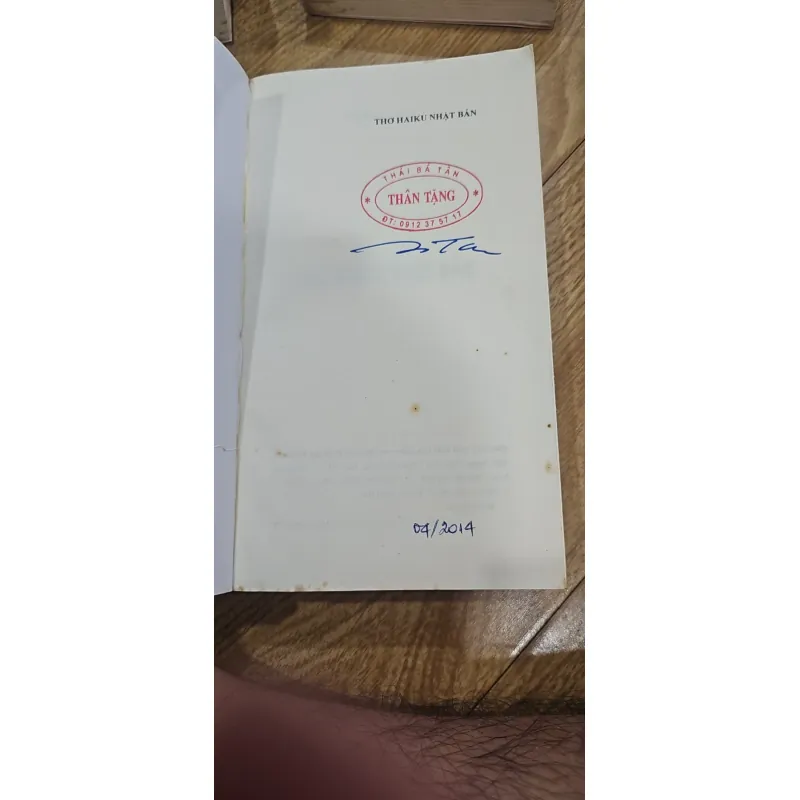 Thơ Haiku Nhật Bản (có chữ ký tác giả)
 757945