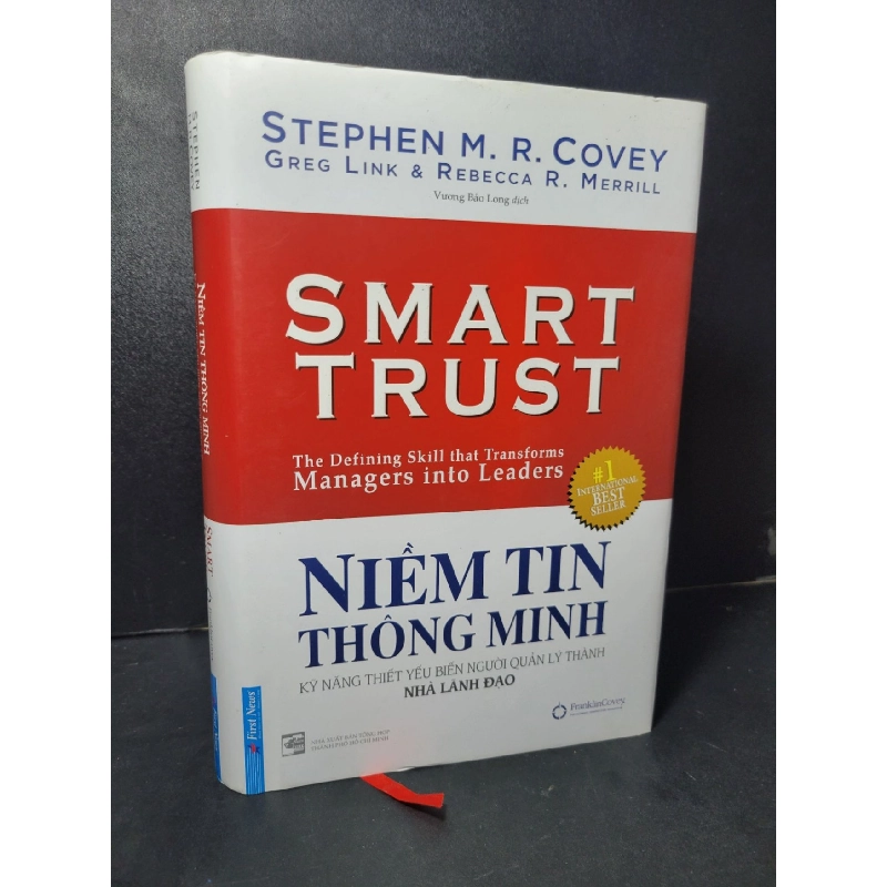 Niềm tin thông minh (bìa cứng) mới 90% bẩn bìa, ố nhẹ, có mộc đỏ 2020 Stephen M.R. Covey HCM2205 KỸ NĂNG 919352