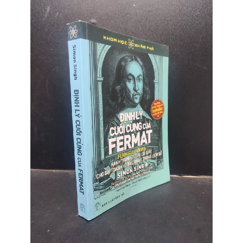 Đọc sách cùng PK - Sách Định lý cuối cùng của Fermat - Simon Singh 2019 mới 85% có viết trang đầu 0305 khoa học - Nhà xuất bản Trẻ 253730