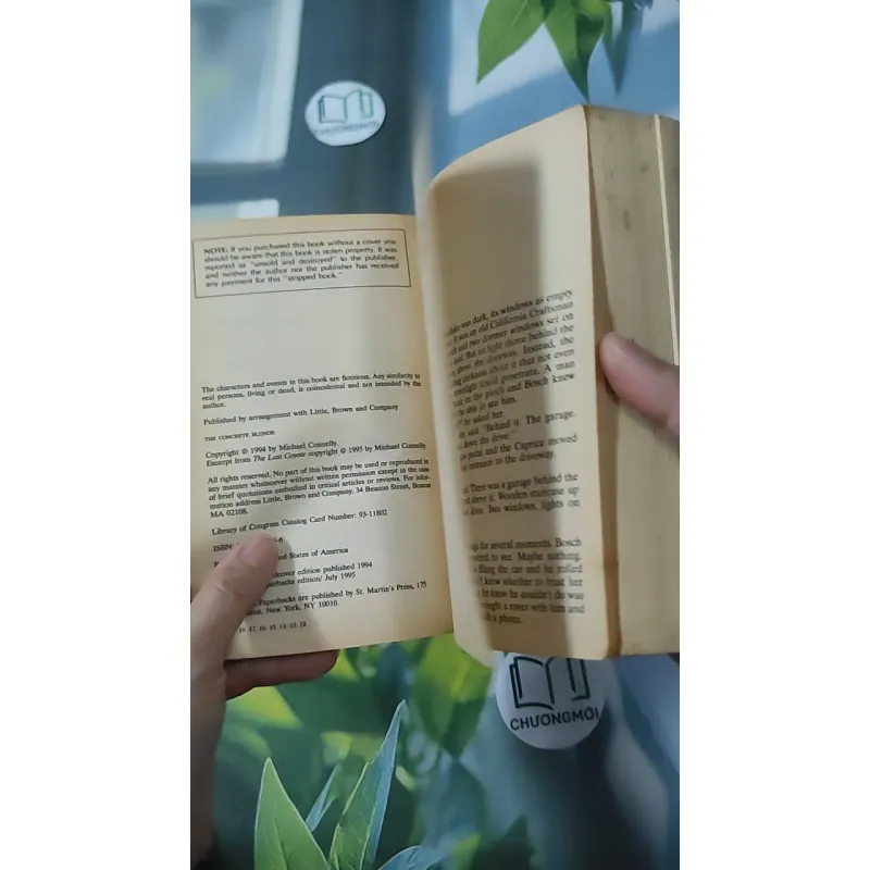 [MIỄN PHÍ BỌC SÁCH] [XƯA] The Concrete Blonde (1994) - Michael Connelly 1027611