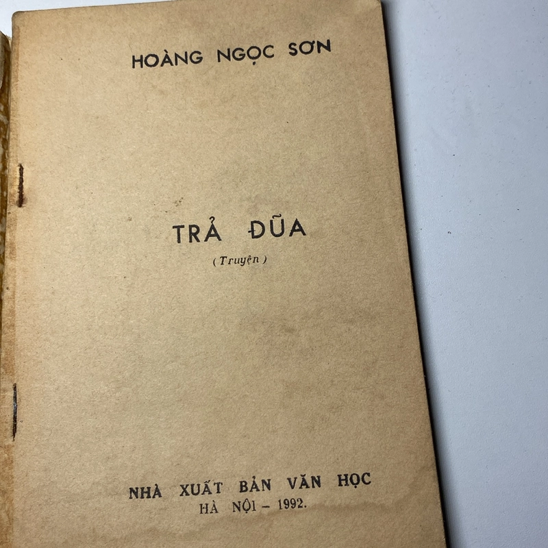 TRẢ ĐŨA (TRUYỆN, XB 1992) 474092