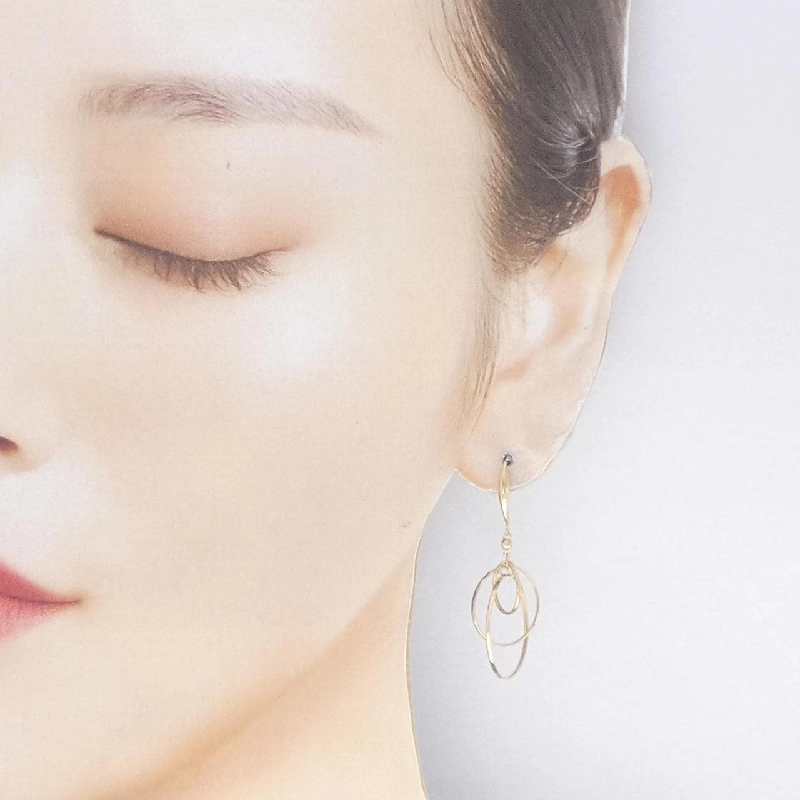 K18YG Bông tai - Hàng hiệu Authentic 866472